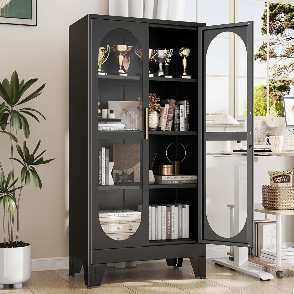 Storage - Витрина стеклянная 61 дюйм с замком,