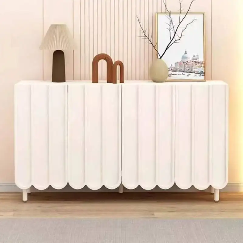 Shoe Rack Cabinet Narrow Entryway - Белый минималистичный шкаф для обуви в