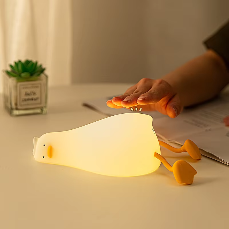Floating Nightstand With Led Light - Перезаряжаемый светодиодный ночник в виде утки,