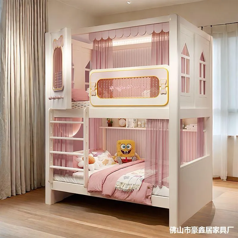 Прочная двухъярусная кровать-т – обзор и цена Bunk Bed With Stairs And Slide