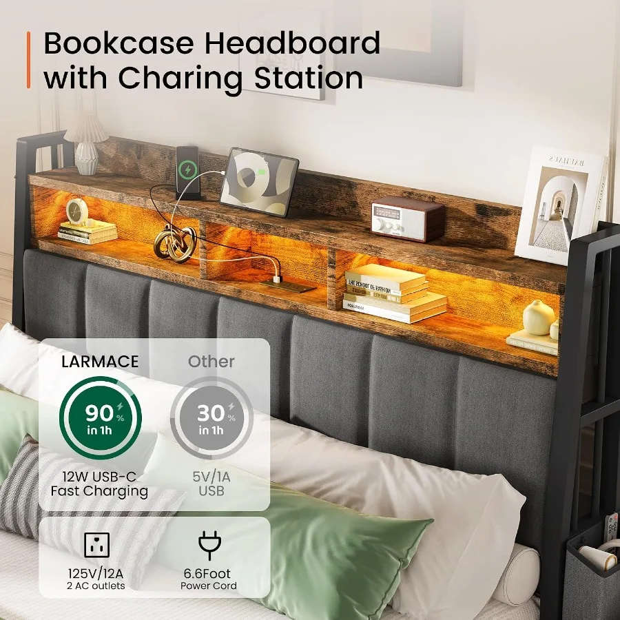 Каркас кровати размера «king-s – обзор и цена King Size Bed Frame With Storage Drawers