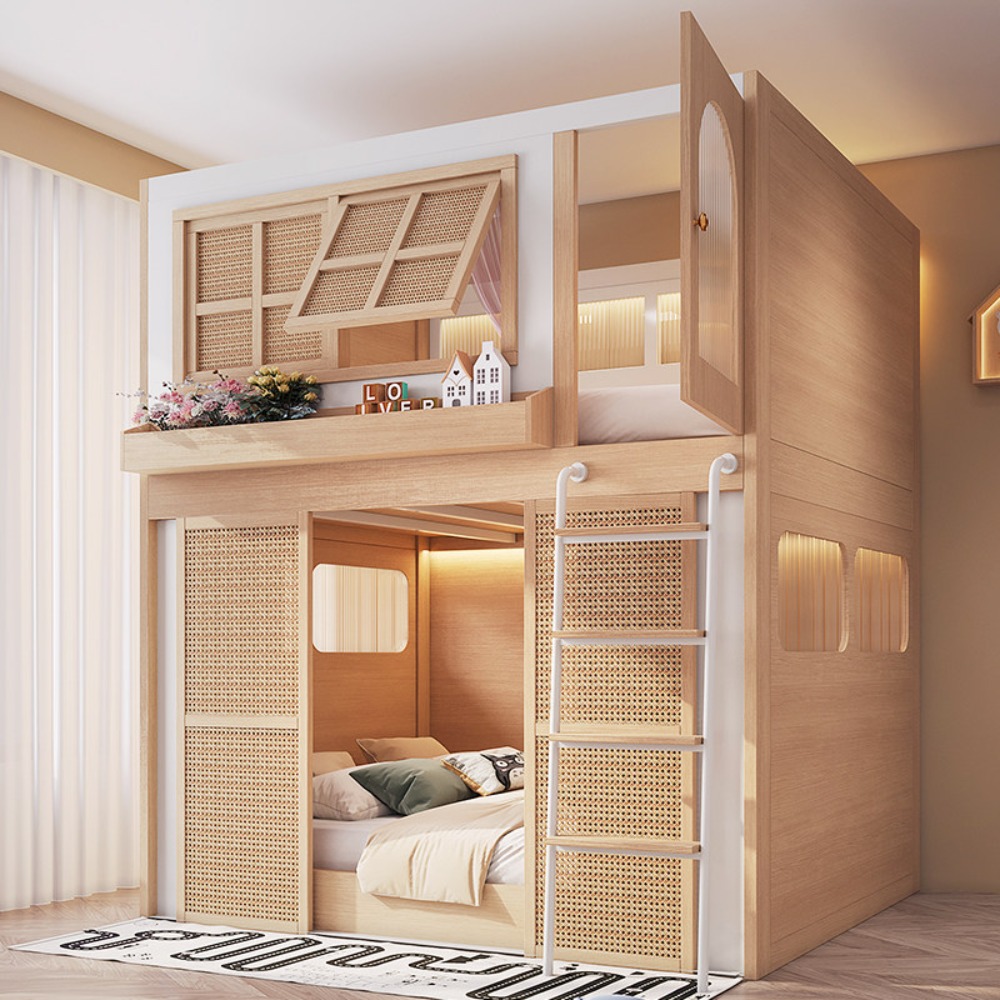Двухъярусная кровать с отдельн – обзор и цена Bunk Bed With Stairs And Slide