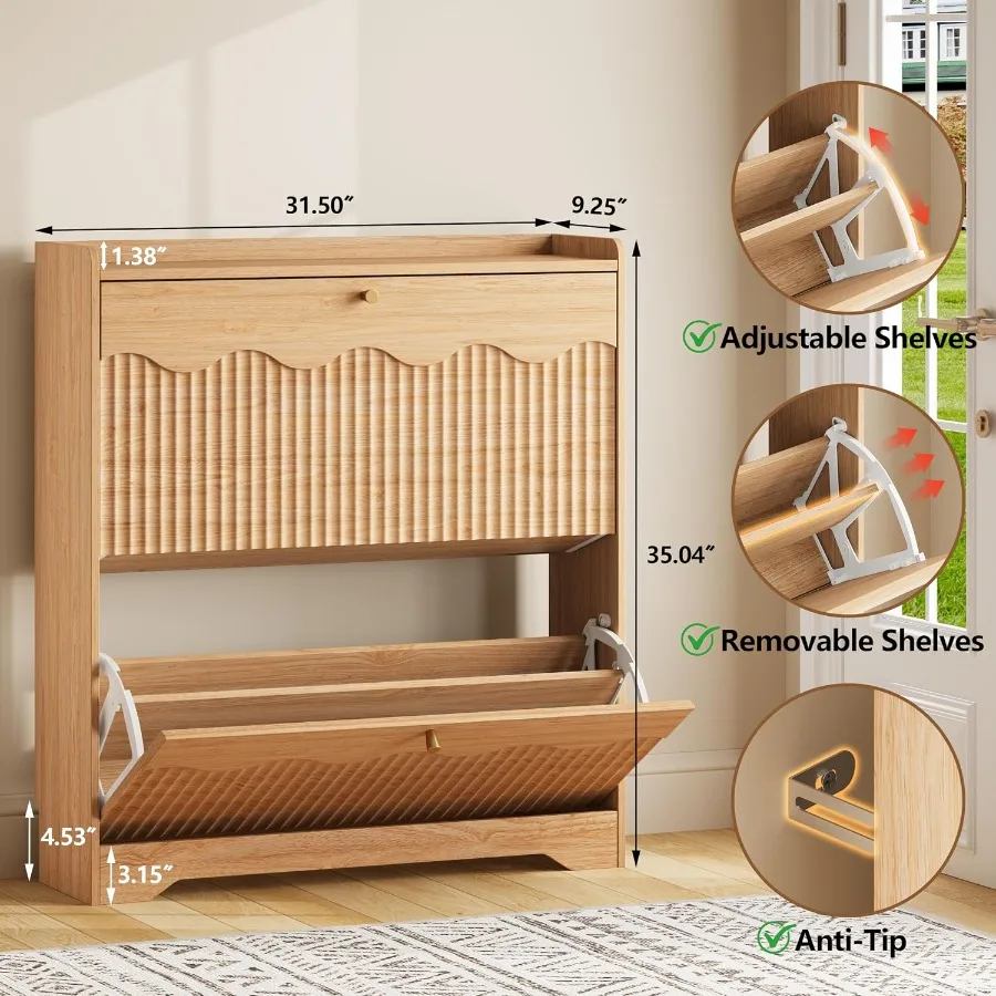 Шкаф для хранения обуви с совр – обзор и цена Shoe Rack Cabinet Narrow Entryway