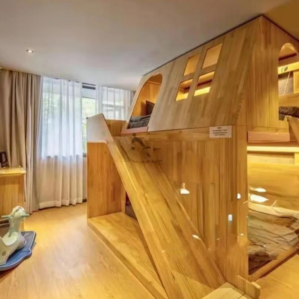 Американская двухъярусная кров – обзор и цена Bunk Bed With Stairs And Slide