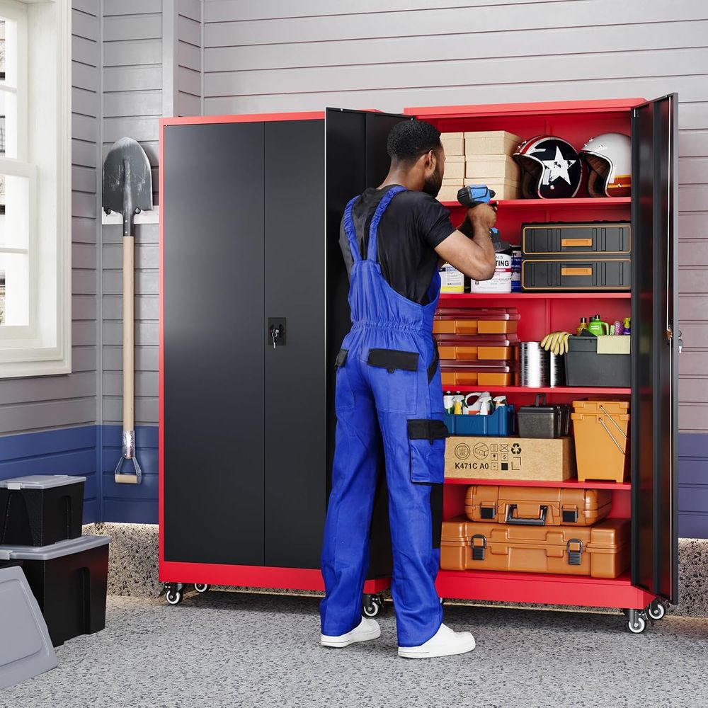 Металлический гаражный шкаф дл – обзор и цена Storage