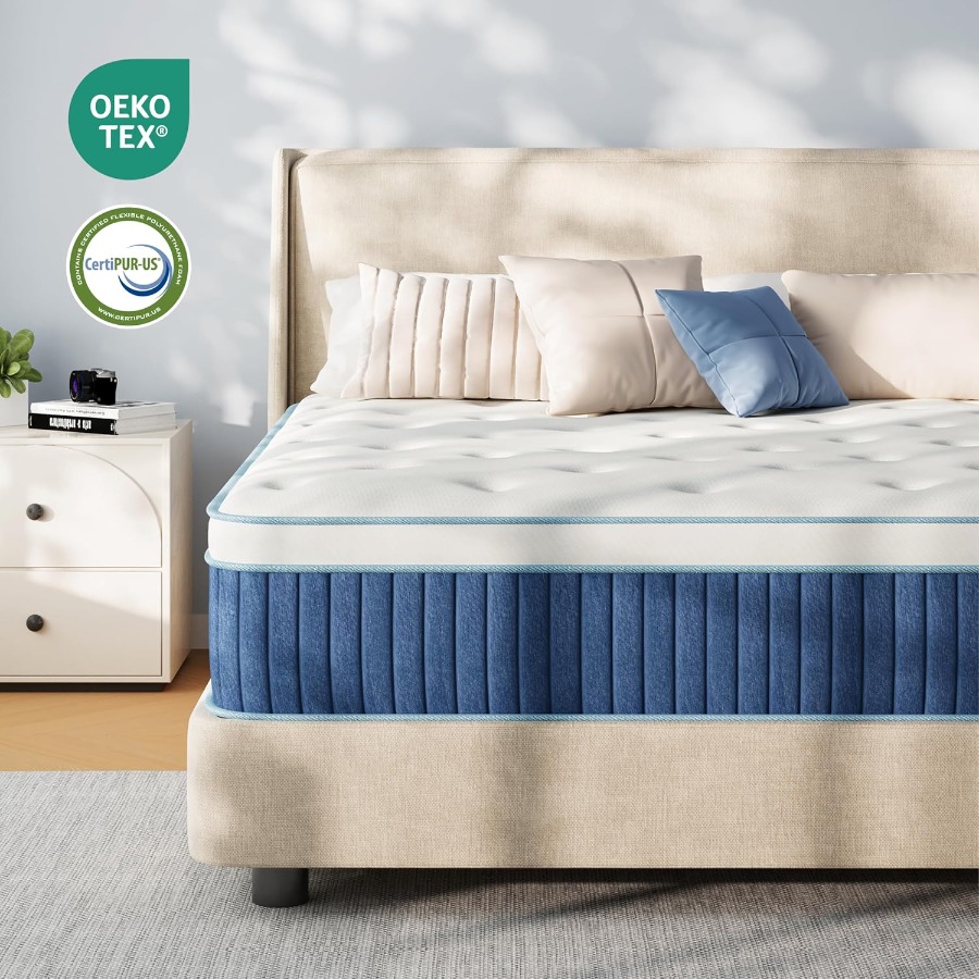 Гибридный матрас размером 12 д – обзор и цена Memory Foam Mattress In A Box Queen